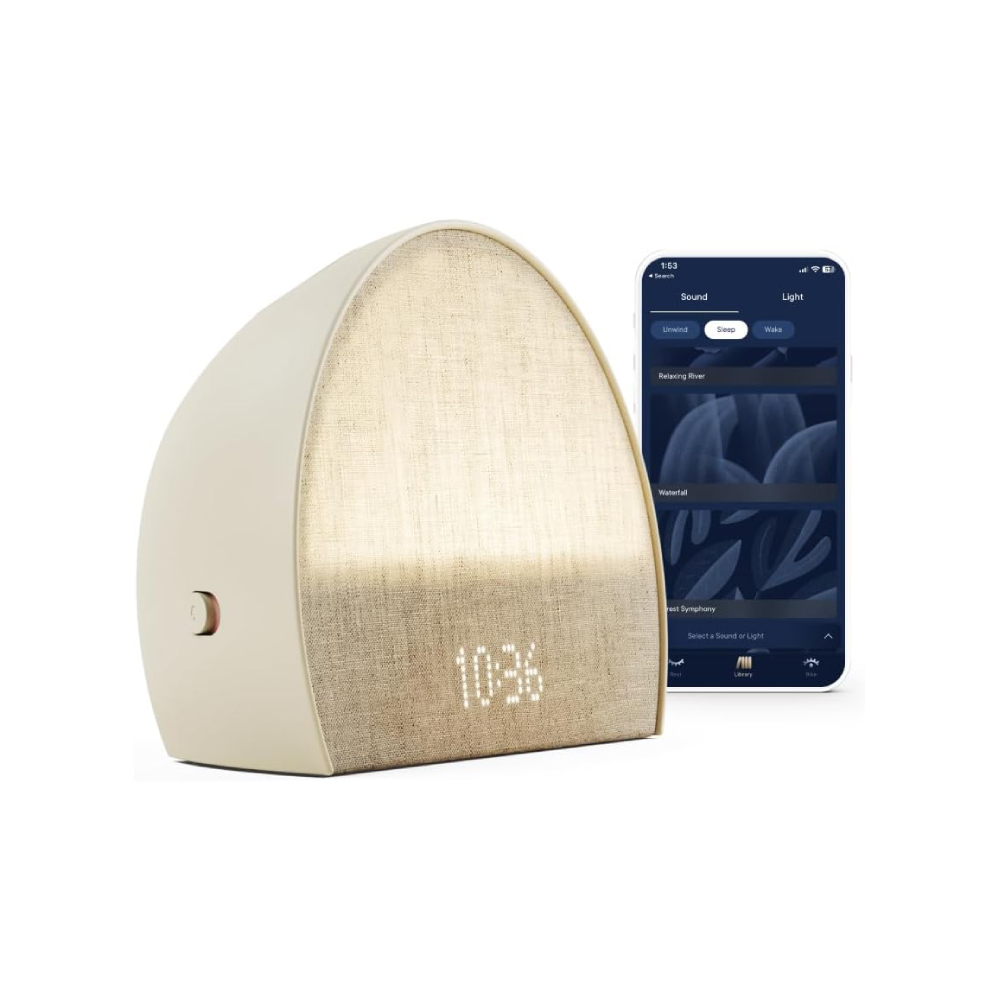 Умный будильник с имитацией рассвета и заката. Hatch Restore 2